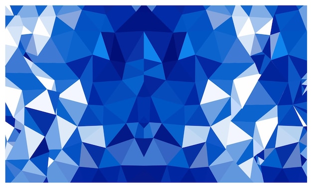 Low poly background blue geometric