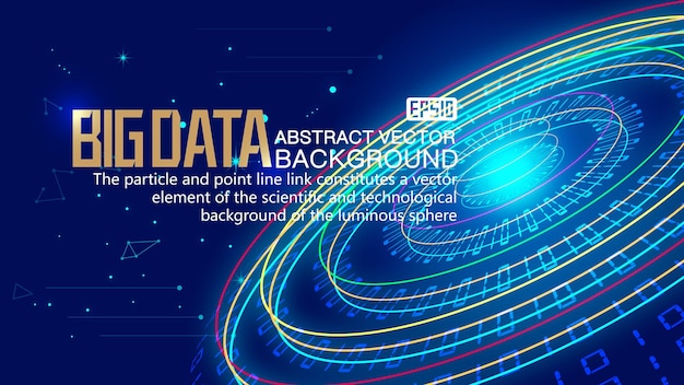 luminous aperture 01 digital composition network big data abstract background