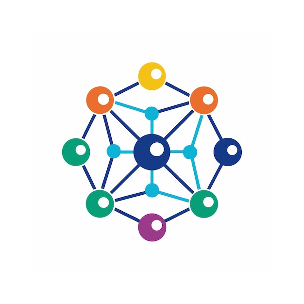 Luova ja tyylikäs minimalistinen logo design -vektori teknologia- ja ohjelmistoalan yrityksille