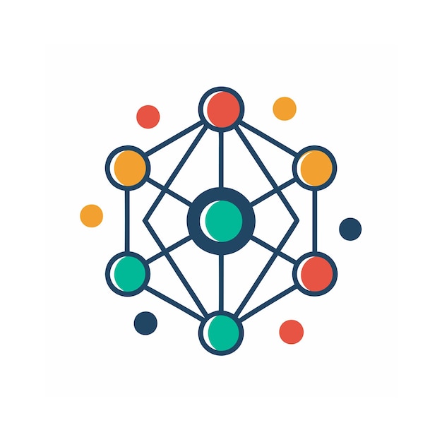 Luova ja tyylikäs minimalistinen logo design -vektori teknologia- ja ohjelmistoalan yrityksille