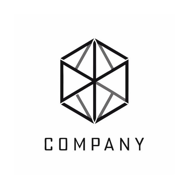 Luova ja tyylikäs minimalistinen logodesignvektori mille tahansa brändiyritykselle