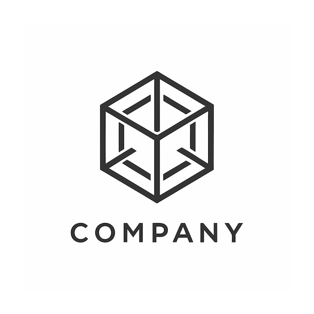 Luova ja tyylikäs minimalistinen logodesignvektori mille tahansa brändiyritykselle