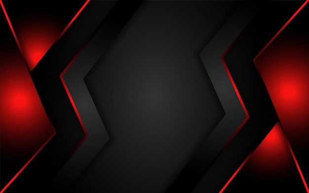 Luxury black background with red lines combinations modern futuristic background