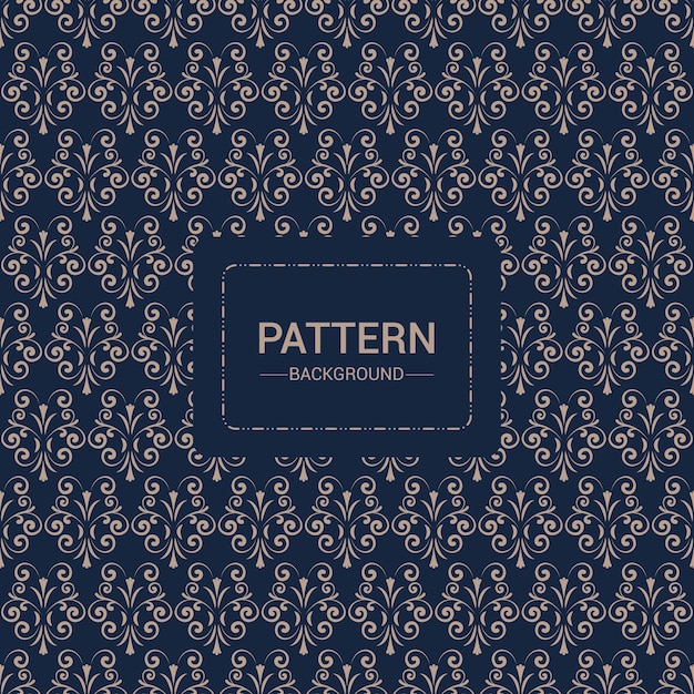 luxury floral elements pattern background vector graphics design