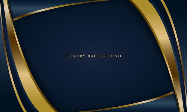 Luxury Navy Blue Background With a golden color combination