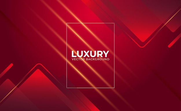 luxury red geometric linier with light neon edition for technology