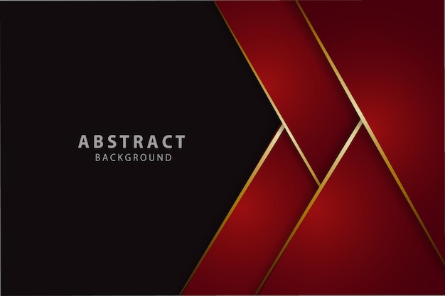 luxury red papercut style layered background