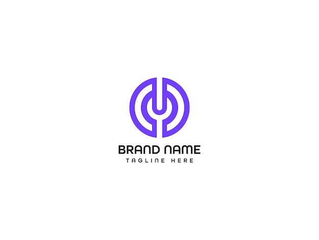 M modern letter logo design