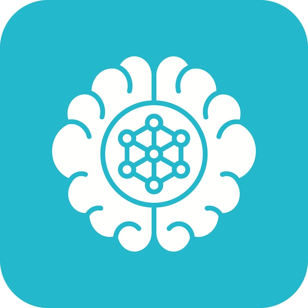 machine learning icon vector image can be used for big data