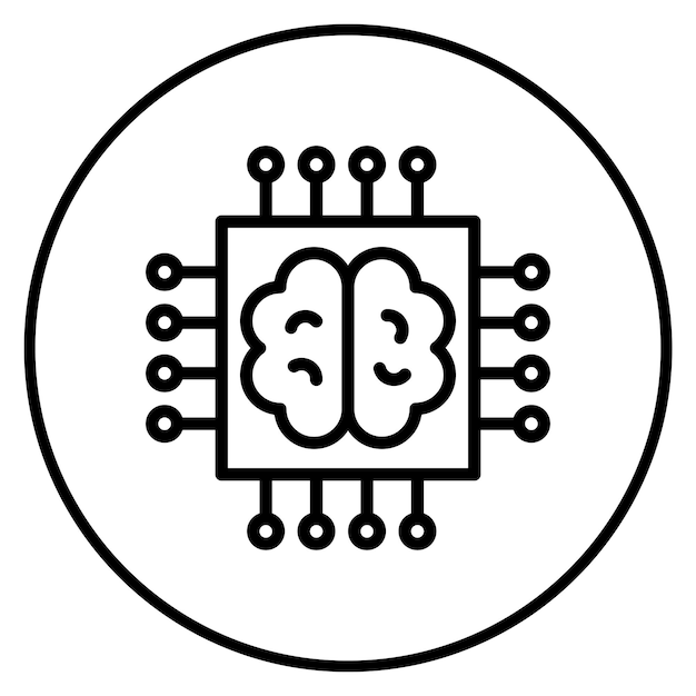 Machine Learning icon vector image Can be used for Digital Disruption