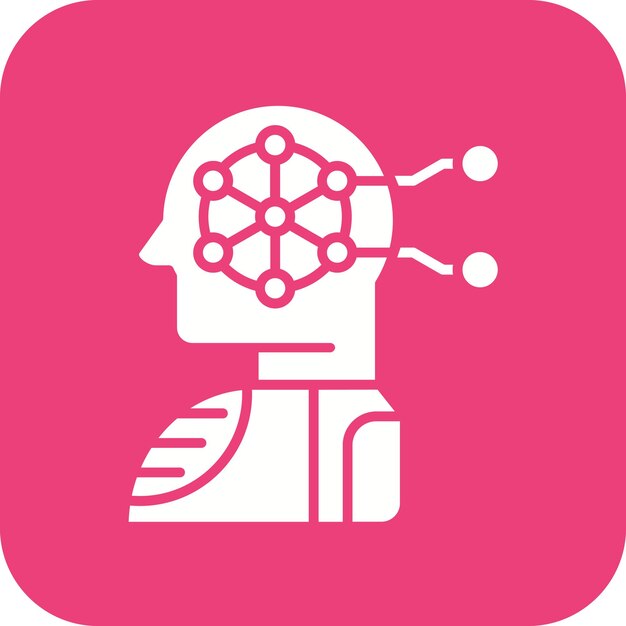 Machine Learning icon vector image Can be used for Media Agency