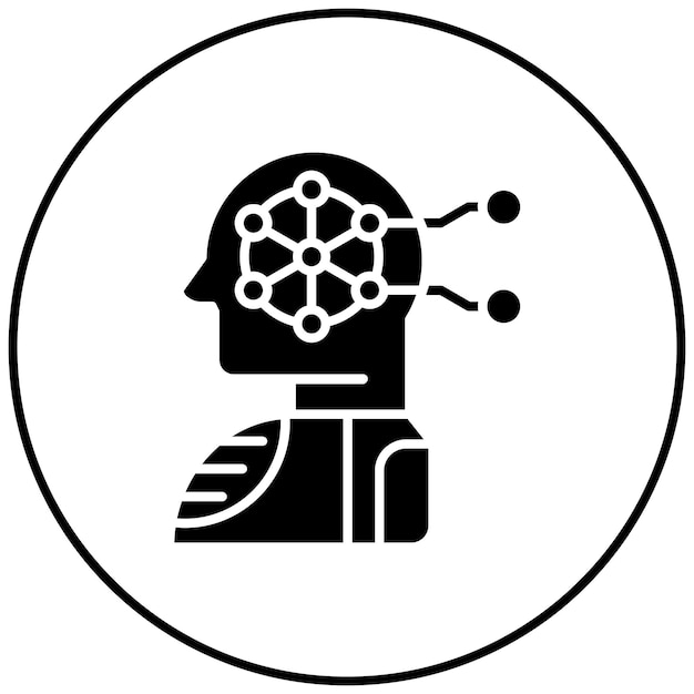 Machine Learning icon vector image Can be used for Media Agency