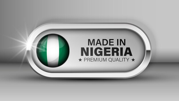 made in nigeria graphic and label element of impact for the use you want to make of it