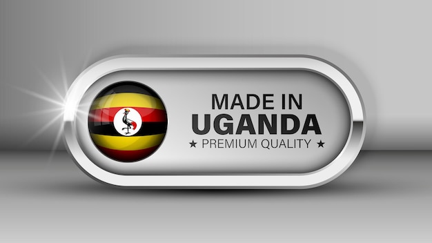 made in uganda graphic and label element of impact for the use you want to make of it