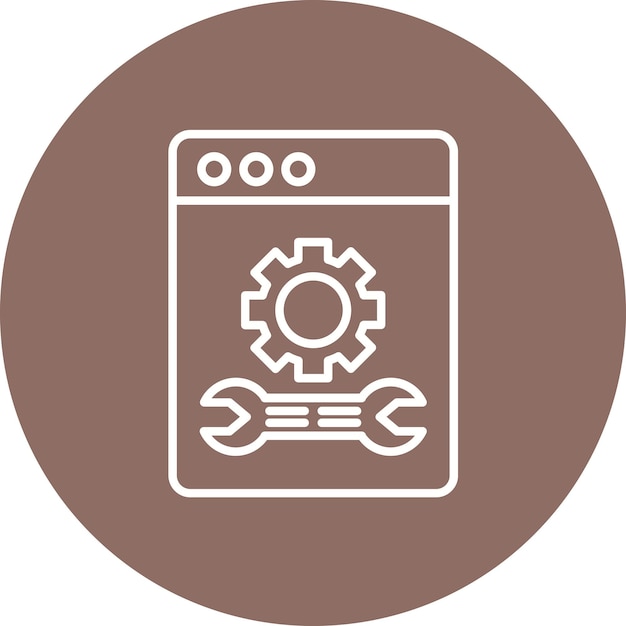 Maintenance icon vector image Can be used for No Code