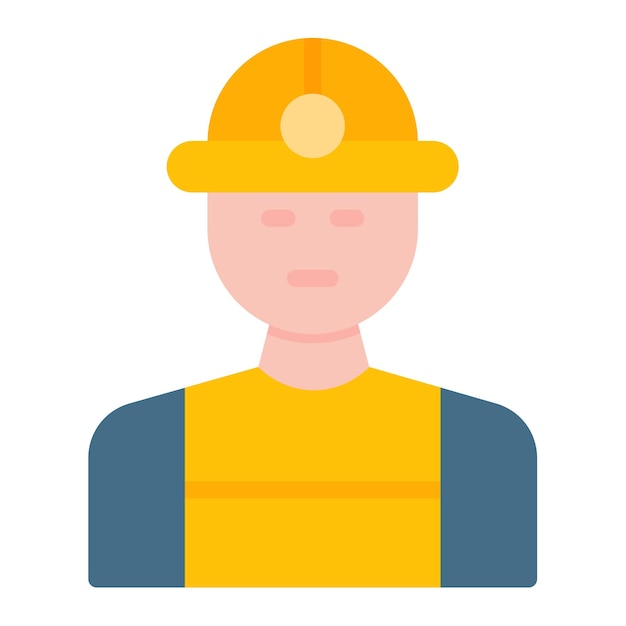 male engineer icon vector image can be used for manufacturing