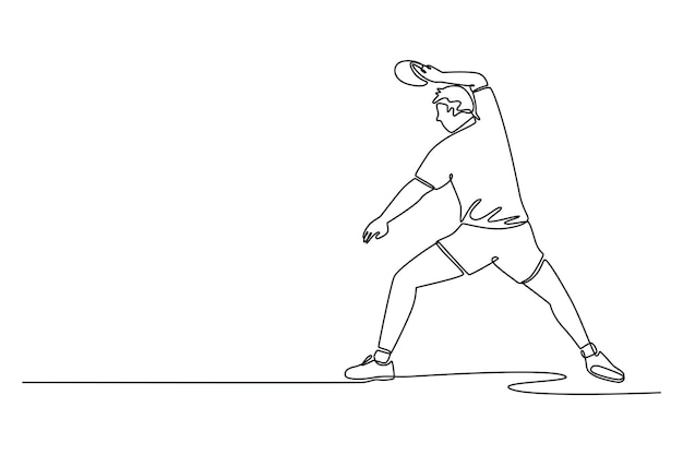 male table tennis player hitting the ball with precision and power