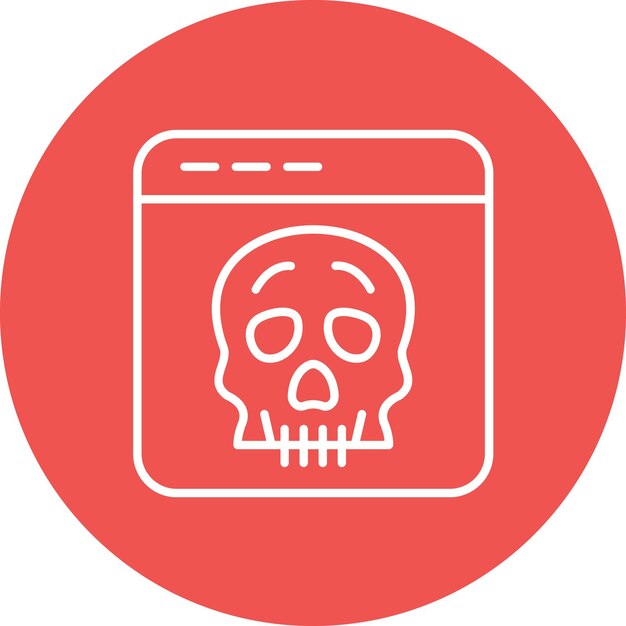 malware icon vector image can be used for cyber security