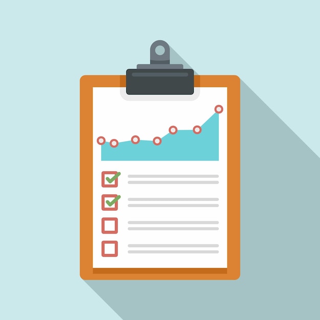 Management diagram icon Flat illustration of management diagram vector icon for web design
