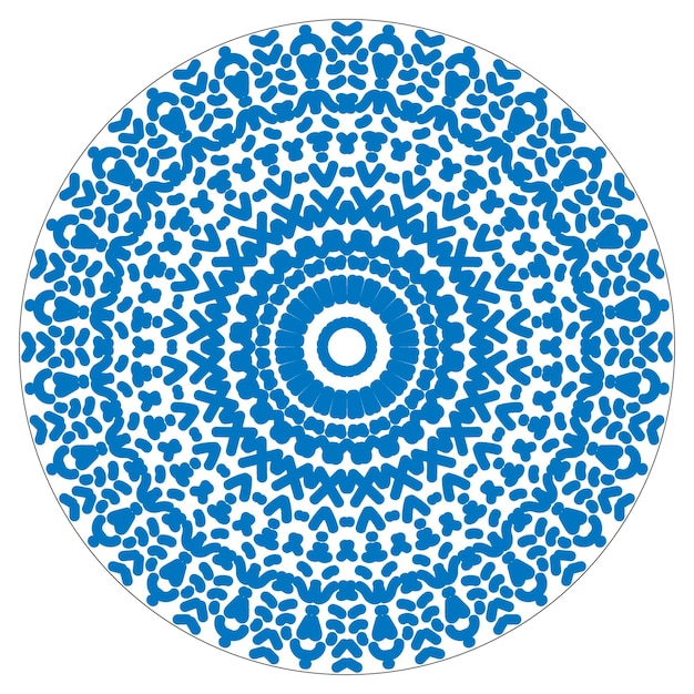 Mandala flower illustration vector design
