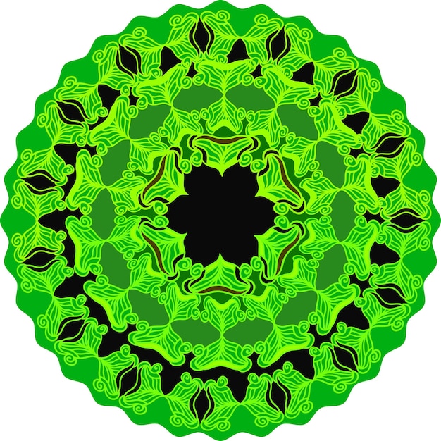 Mandala Vintage koristeelliset elementit