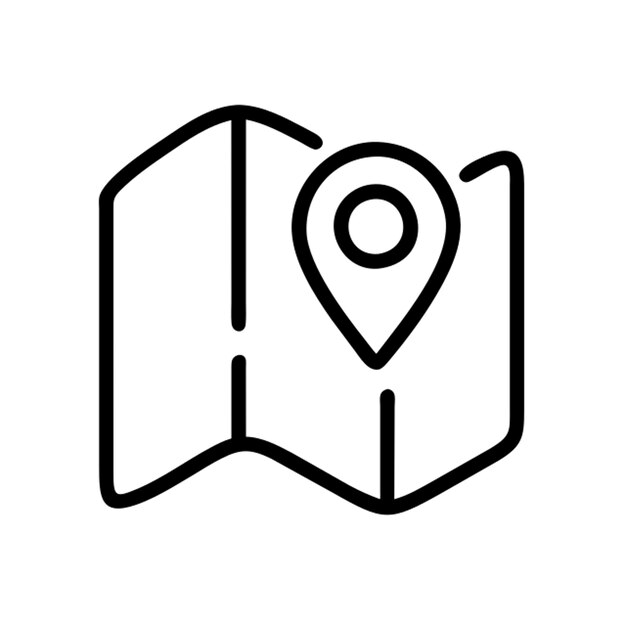 map icon icon outline