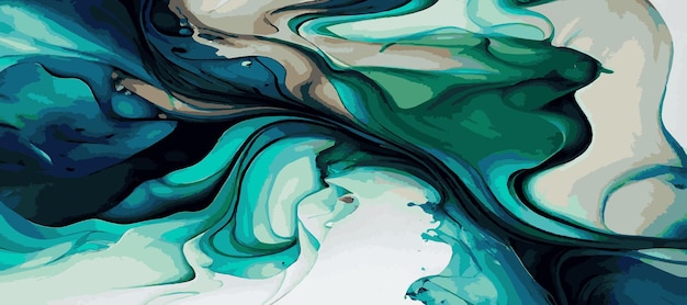 marble panoramic texture design colorful multicolored marble surface curved lines bright abstract background design vector