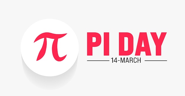 march is pi day background template holiday concept use to background banner placard card