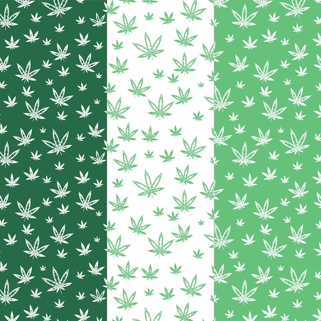 Marijuana Leaf Pattern