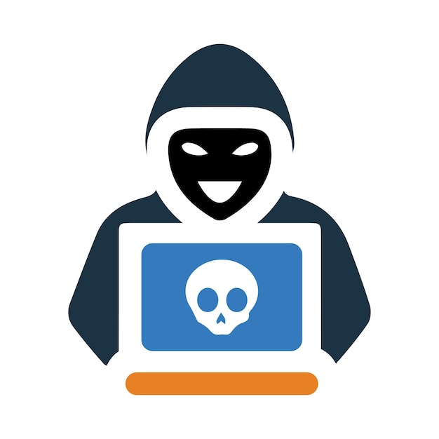 mask man head computer software hacker computer hacker icon