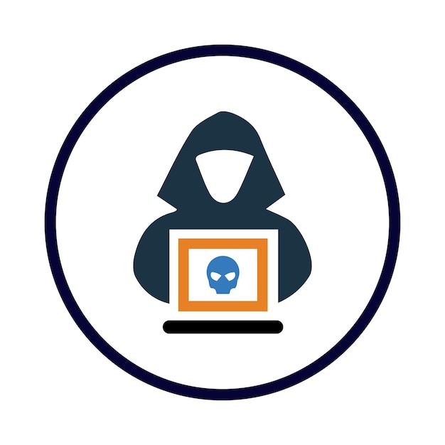 mask man head computer software hacker computer hacker icon
