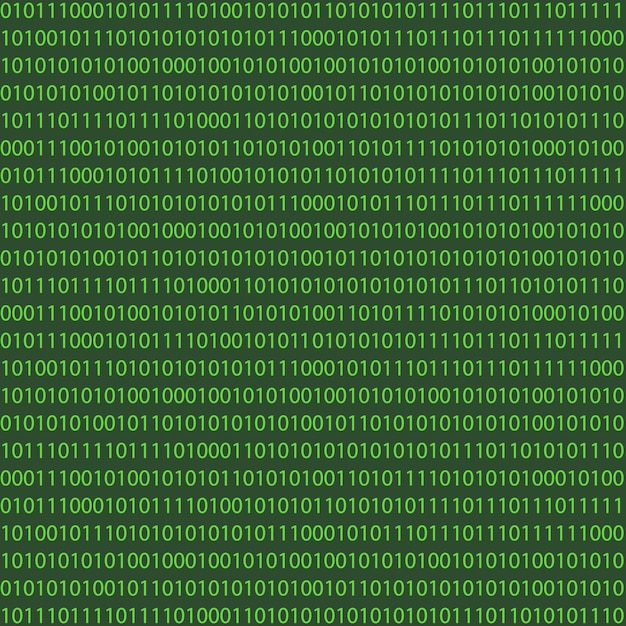 Matrix Background with green one and zero light