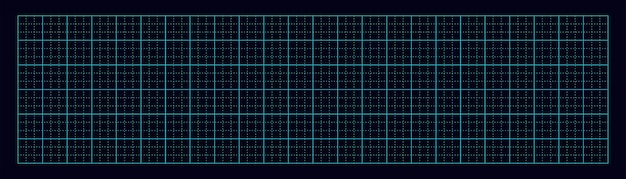 Measure grid with squares background