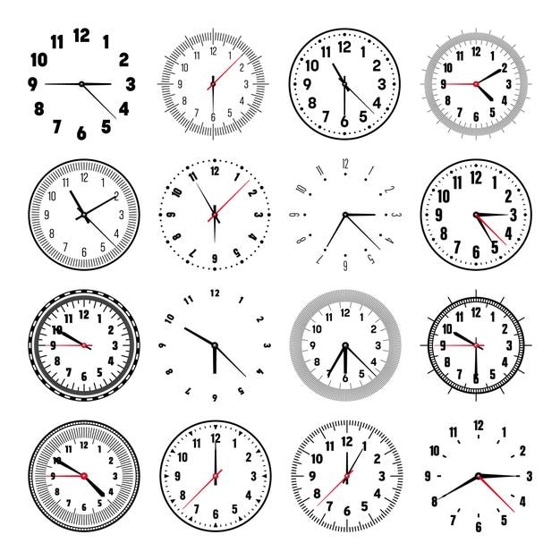 mechanical clock faces with hands bezel watch dial with minute hour marks and numbers arabic