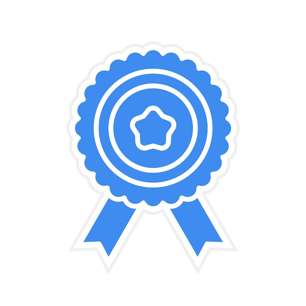 medal award icon vector image can be used for project management