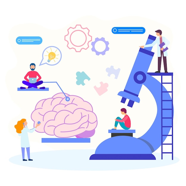 medical examination psychological consultation concept study of psychological problems