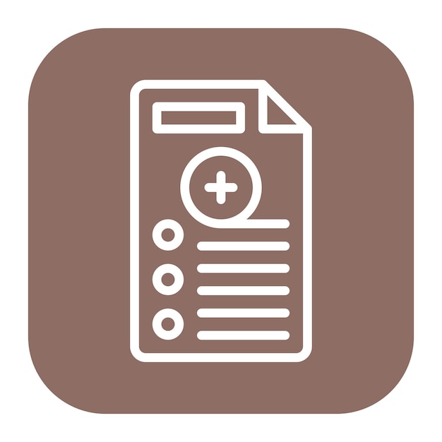 Medical File Vector Illustration