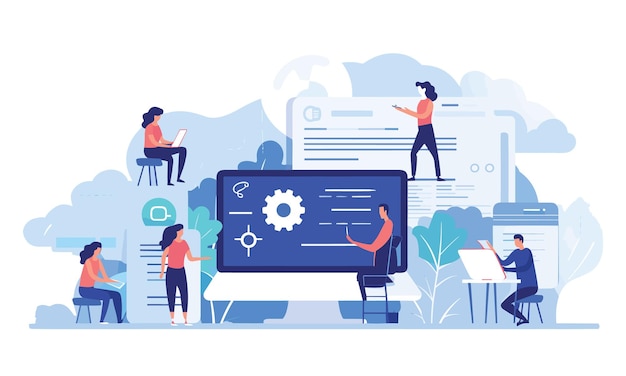 meeting illustration