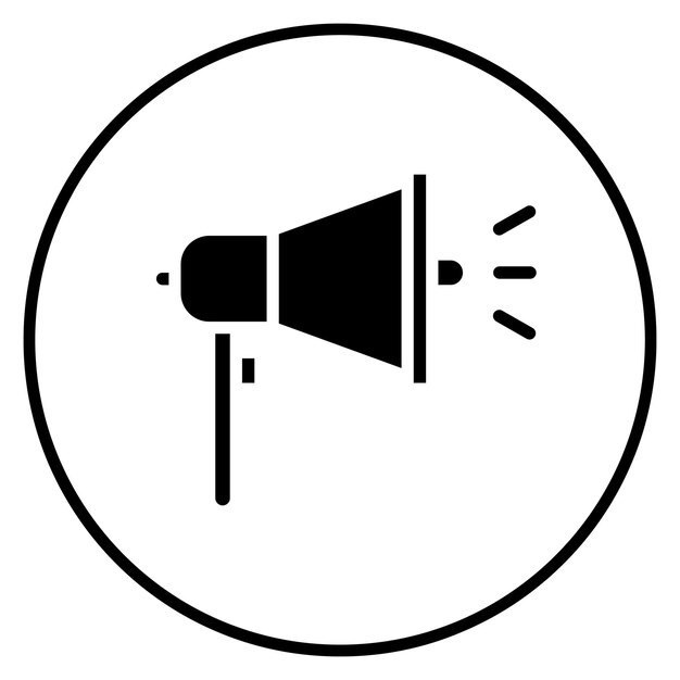 Megaphone icon vector image Can be used for Human Rights