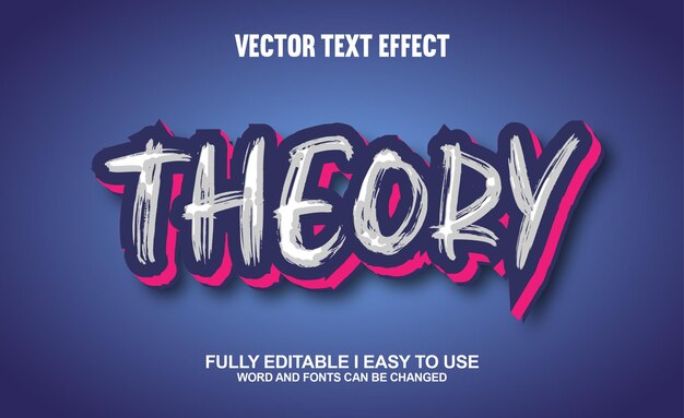 Melody typography text effect