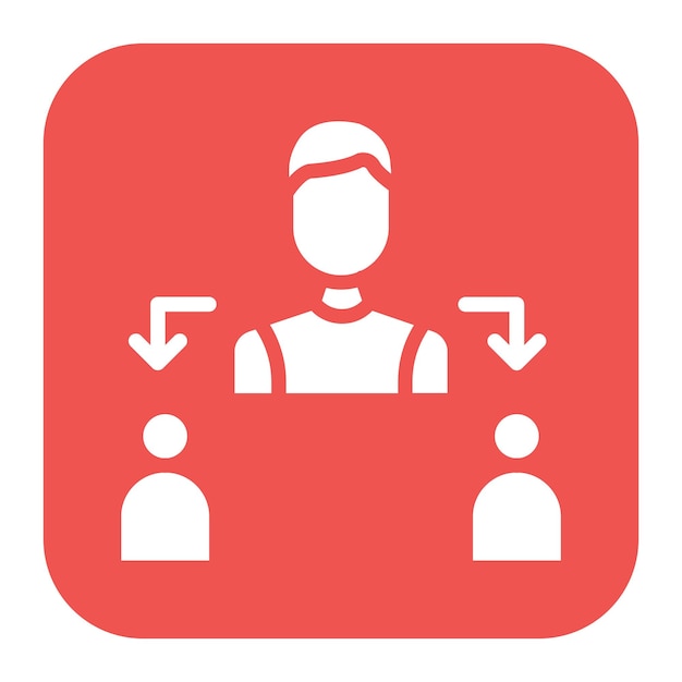 Mentorship icon vector image Can be used for Leadership