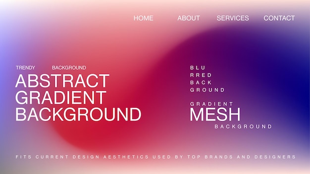 mesh colored blurred background with gradient effect