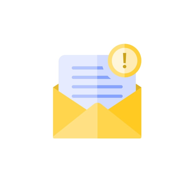 message icon flat design