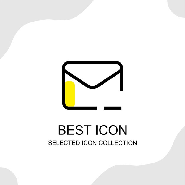 Message icons collection can be used for digital and print