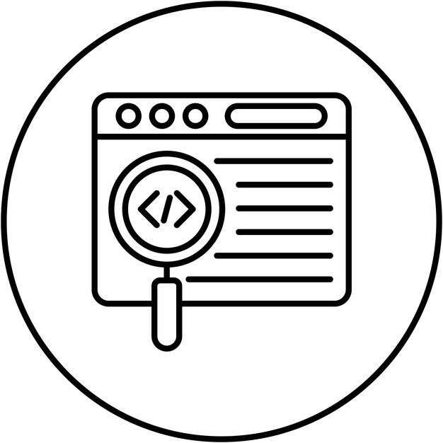 Meta Data icon vector image Can be used for Copywriting