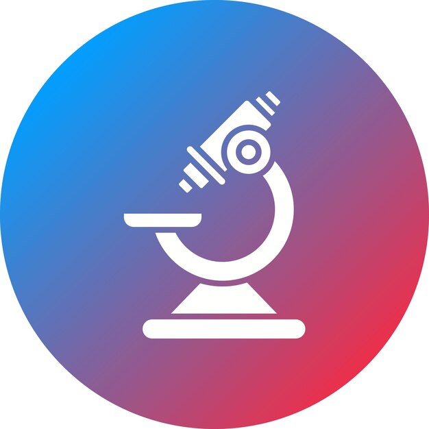 microscope icon vector image can be used for bioengineering