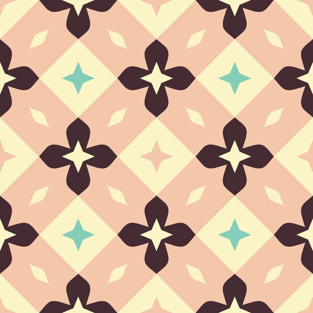 Mid Century retro vintage Pattern 70s