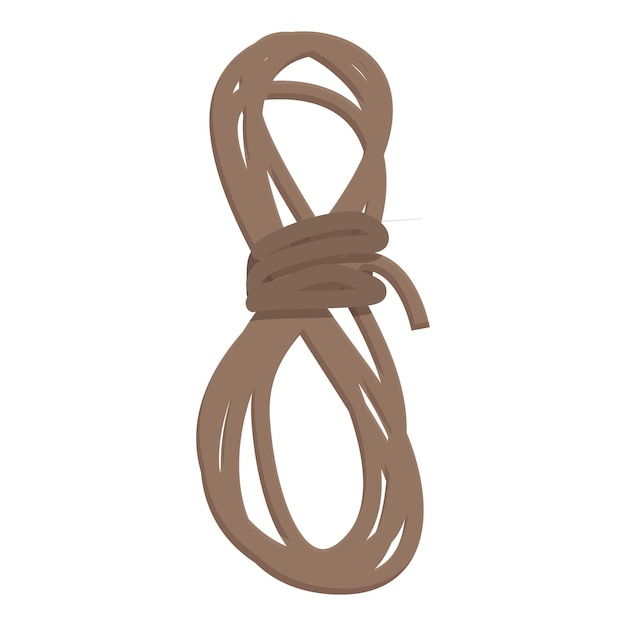 Mine factory rope icon cartoon vector Coal mining