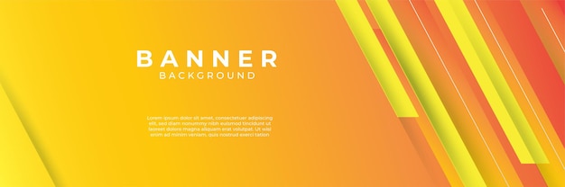 Minimal dynamic orange yellow background gradient. Abstract creative technology digital background, modern landing page concept vector.