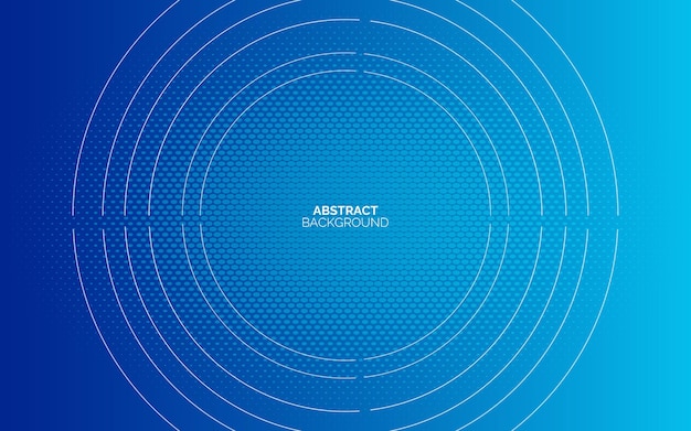 Minimal geometric background with lines white circle Vector abstract bright
